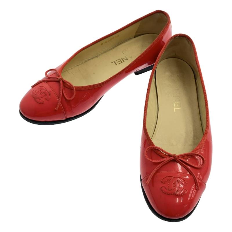 楽天市場】【靴】CHANEL シャネル バレリーナ バレエシューズ フラット