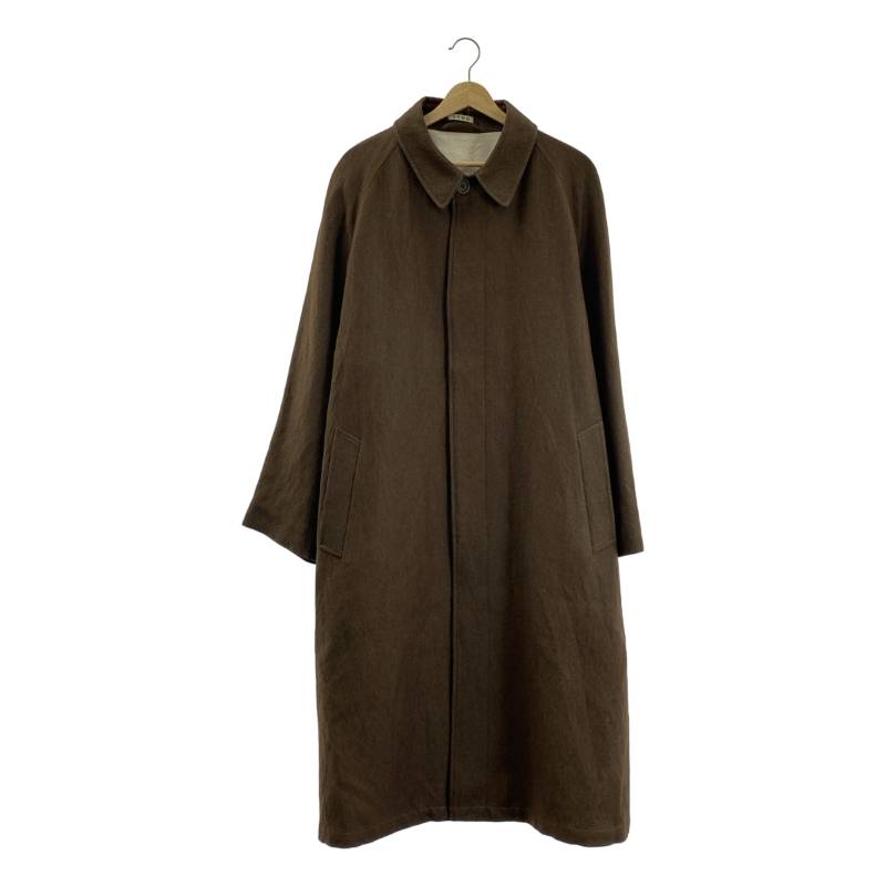 【美品】 SONO / ソノ | CARL COAT ウール オーバーサイズ ステンカラーコート ユニセックス | L | ブラウン | メンズ｜KLD 店
