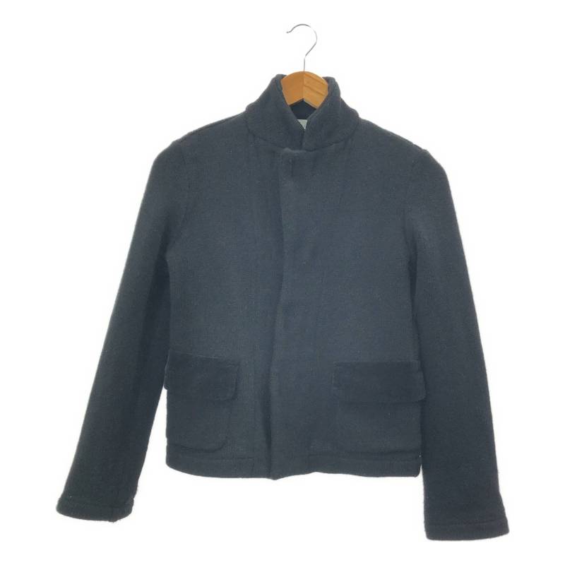 robe de chambre COMME des GARCONS / ローブドシャンブルコムデギャルソン | 2002AW | ウール ニット フック式 シングル ジャケット | M | ブラック | レディース｜KLD 店 12,576円