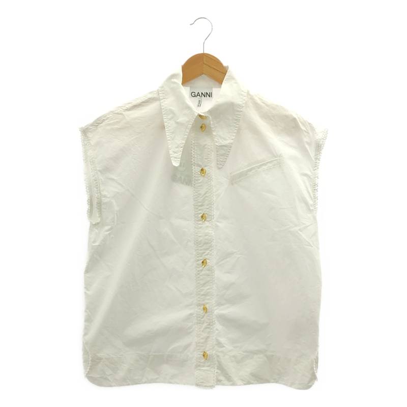 楽天市場】GANNI ガニー F6036 6246 ノースリーブ ラッフル ラップ