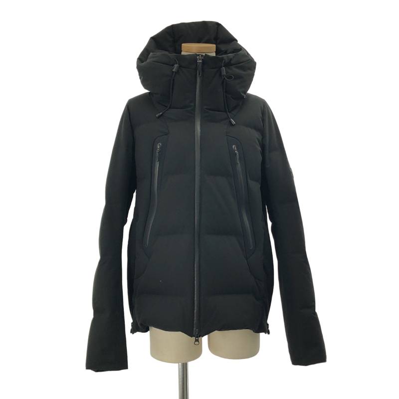 DESCENTE ALLTERRAIN / デサントオルテライン | 水沢ダウン ジャケット フーディ | S | ブラック | メンズ
