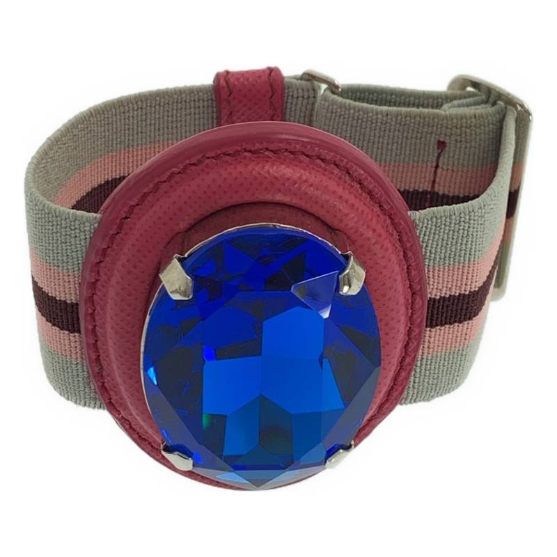 楽天市場】プラダ ブレスレット バングル K18YG ダイヤ約0.22ct