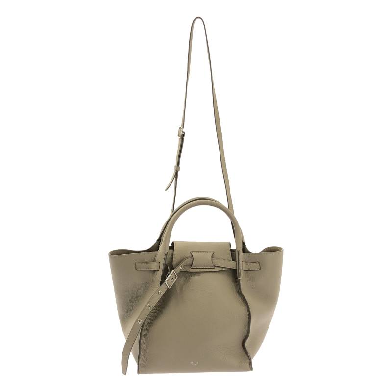 【美品】 CELINE / セリーヌ | レザー 2way ビッグバッグ スモール ハンドバッグ | ライトトープ | レディース