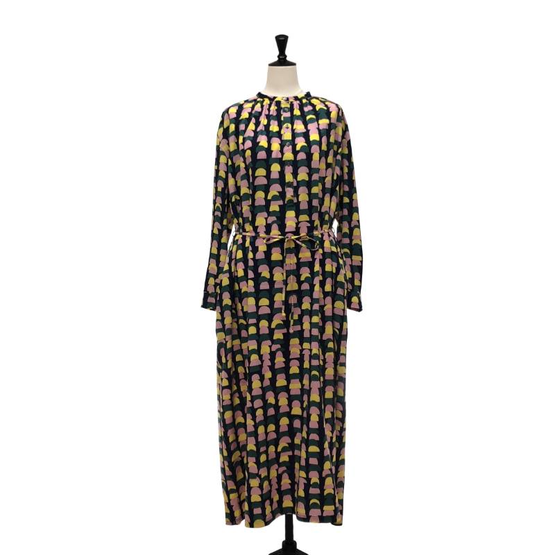 【美品】 mina perhonen / ミナペルホネン | 2025SS | rocher ギャザードレス ワンピース | 38 | マルチカラー | レディース 57,556円