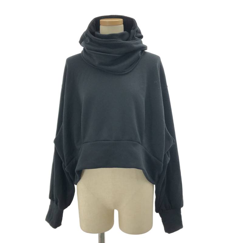 noir kei ninomiya / ノワールケイニノミヤ | 2022AW | ポリエステル クロップド フーデッド 調教師 | S | 黒いこと | レディース