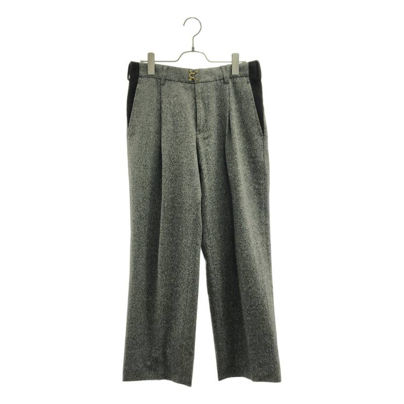【美品】 kolor / カラー | ウール ライトホームスパン パンツ | 1 | グレー | メンズ