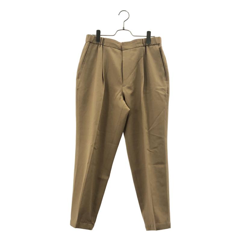 楽天市場】[送料無料]CABaN : ウールギャバジン 1タックテーパード