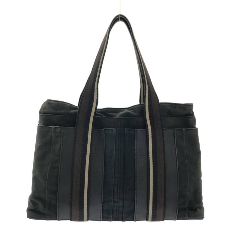 HERMES / エルメス | トロカ ホリゾンタルMM トートバッグ | ブラック/ブラウン | メンズ