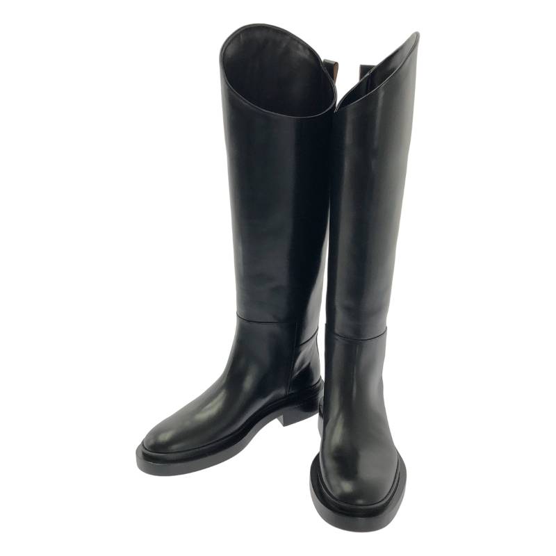 楽天市場】ジル サンダー JIL SANDER ロングブーツ フラット レザー