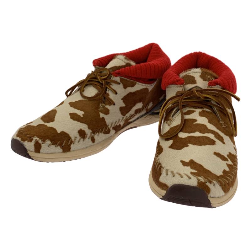 【美品】  visvim / ビズビム | MALISEET FUR FOLK なめし革 レースアップシューズ | US9 | 赤銅色/白いこと/赤いこと | メンズ