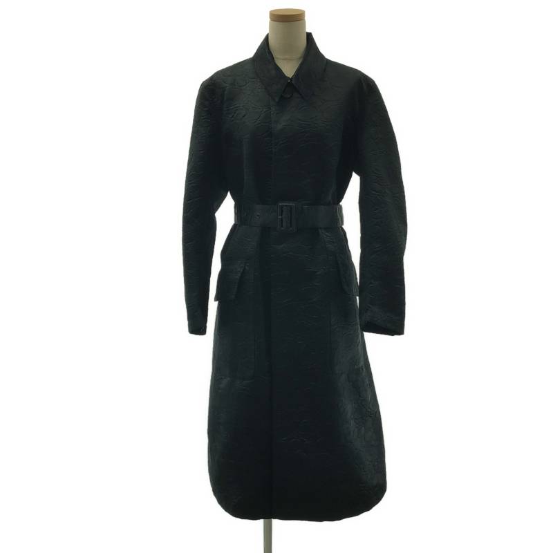 【美品】  Maison Margiela / メゾンマルジェラ | 2020AW | ステンカラー 胴締め付き添い人 ロング厚地の外套 | S | 黒いこと | レディース