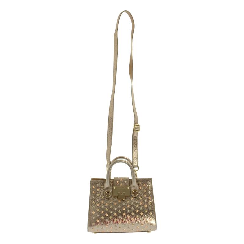 JIMMY CHOO / ジミーチュウ | RAILEY ライリー / S 2way レザー スタッズ ショルダーバッグ | NUDE / METALLIC MIX | レディース