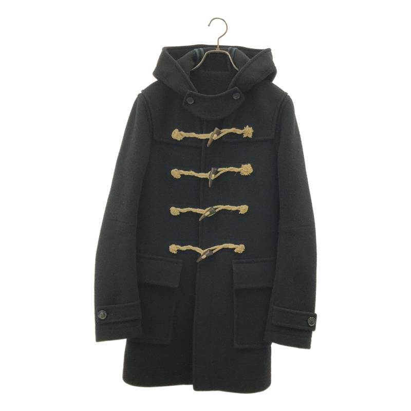 BALMAIN / バルマン | ウール ダッフルコート フーディ | 46 | ブラック | メンズ｜KLD 店