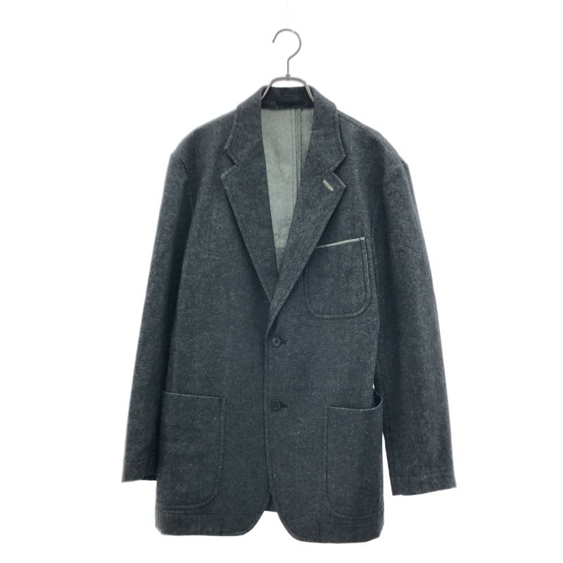 ISSEY MIYAKE / イッセイミヤケ | 羊毛 ナイロン テーラードジャケット | 4 | 薄墨色 | メンズ
