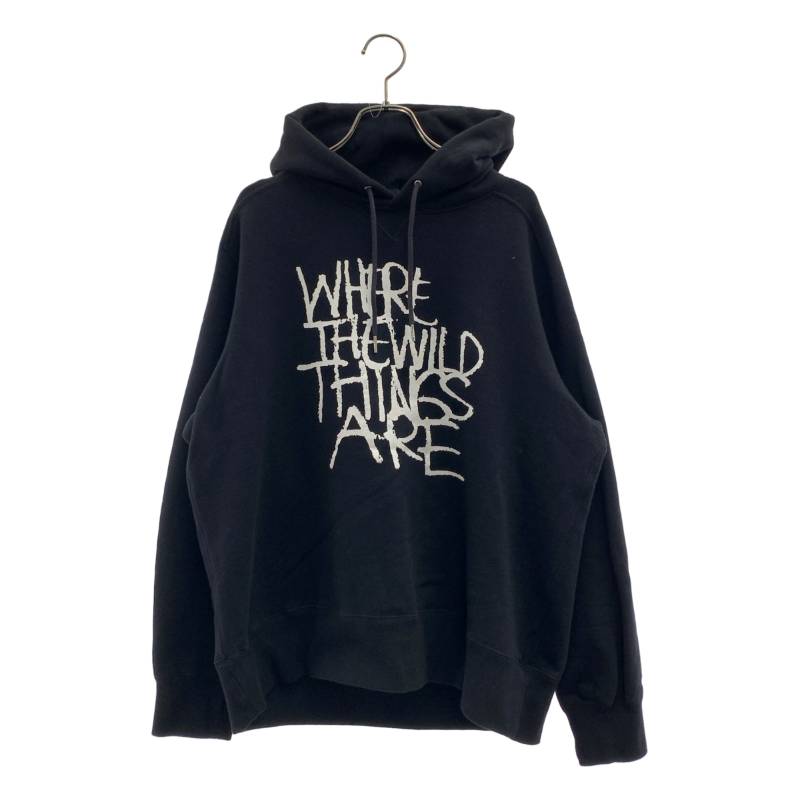 【美品】 sacai / サカイ | Where The Wild Things Are Hood / 両面プリント スウェット フーディ | 3 | ブラック | メンズ 23,006円