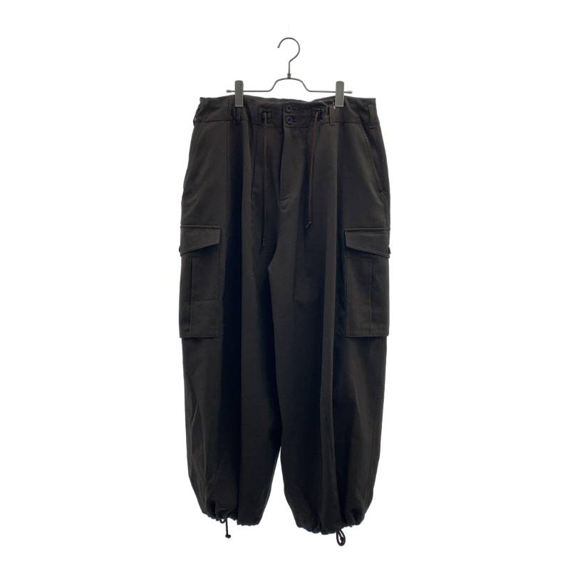 yotsuba / ヨツバ | Jersey Cargo Pants ジャージワイドカーゴパンツ | 2 | ブラウン | メンズ｜KLD 店