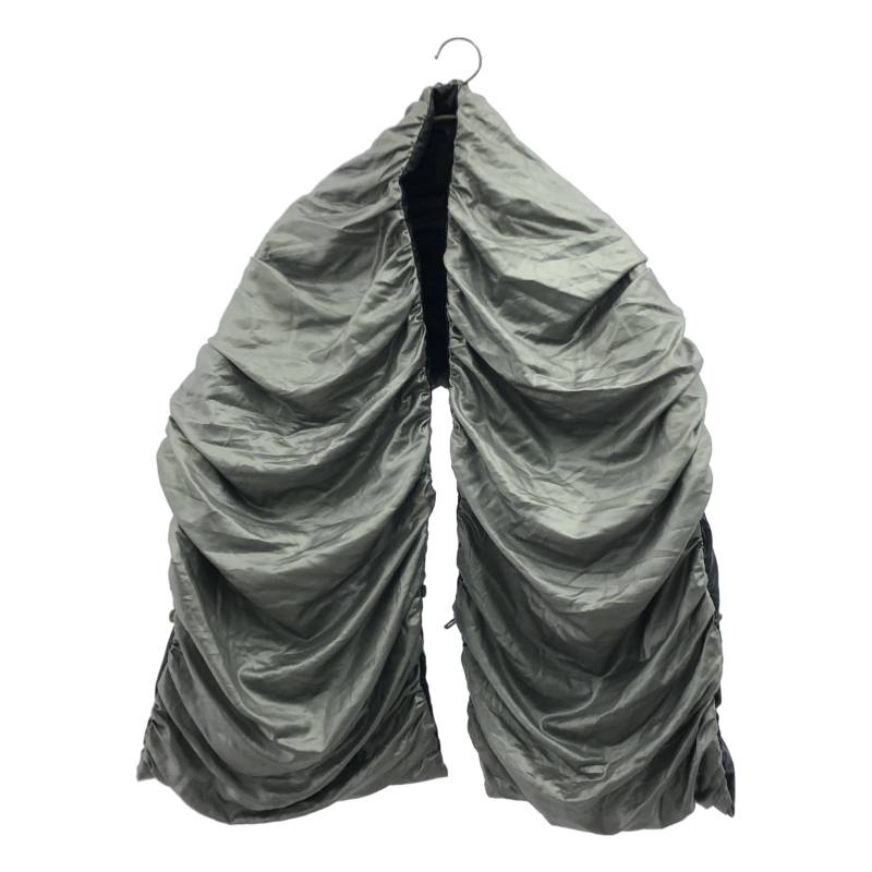 ISSEY MIYAKE / イッセイミヤケ | 落ち込む 袈裟 えり巻き | 黒いこと/薄墨色 | レディース