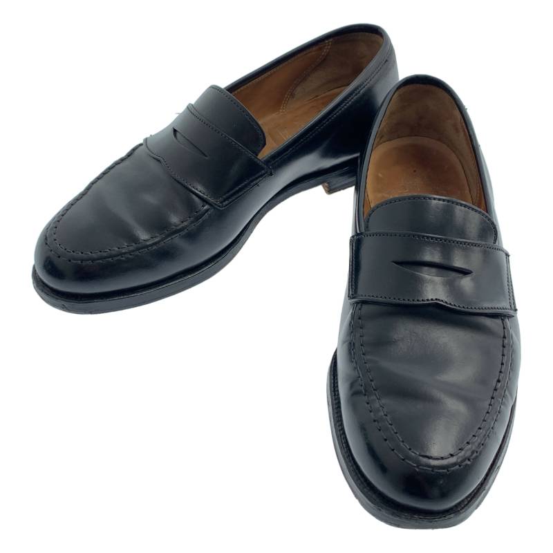 CROCKETT&JONES / クロケット&ジョーンズ | BOSTON2 / ボストン2 レザー コインローファー | 6 | ブラック | メンズ