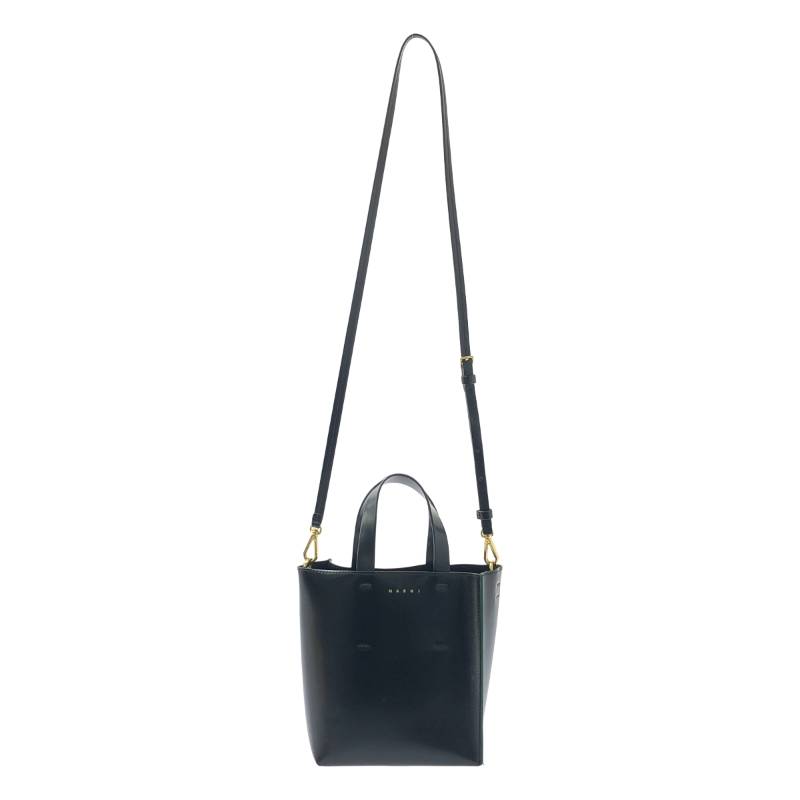MARNI / マルニ | 2WAY MUSEO MINI ミュゼオ ショルダーバッグ | ブラック | レディース