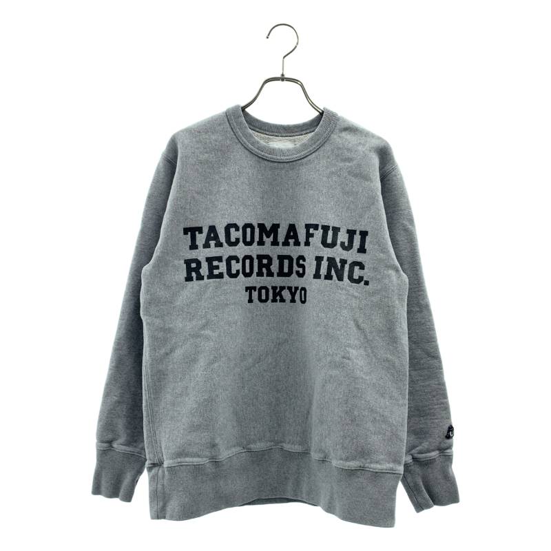 TACOMA FUJI RECORDS / タコマフジレコーズ | SWEAT by Shuntaro Watanebe ロゴ トレーナー | グレー/ブラック | メンズ