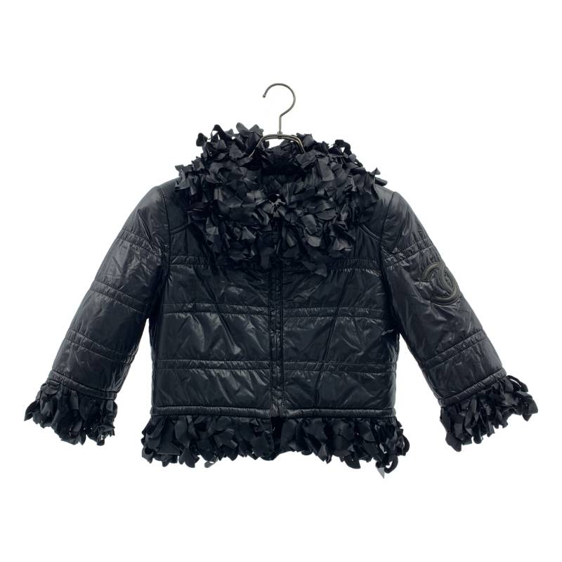 CHANEL / シャネル | フリル装飾 ココマーク ダウンジャケット | ブラック | レディース｜KLD 店