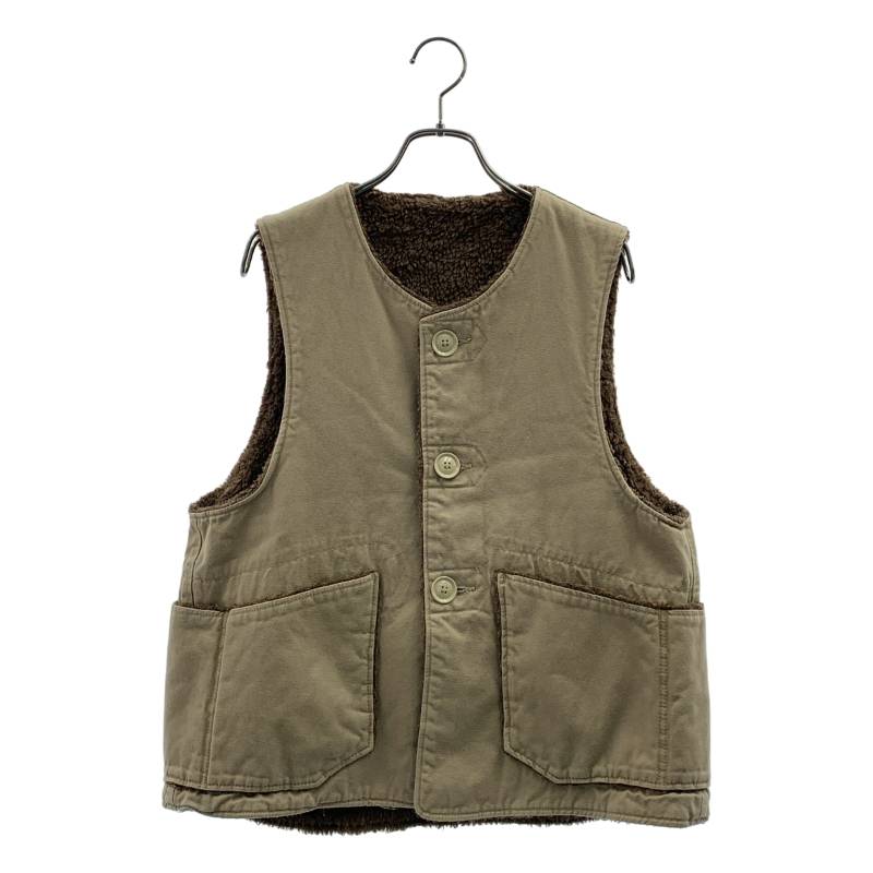 Engineered Garments / エンジニアドガーメンツ | Over Vest ビア リバーシブル ベスト | S | ブラウン | メンズ｜KLD 店