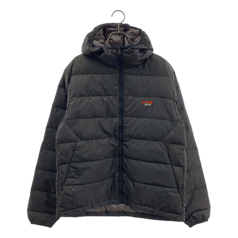 【美品】 NANGA / ナンガ | ATL DOWN ZIP HOODIE / オーロラテックスライト ダウンジャケット フーディ | L | ブラック | メンズ