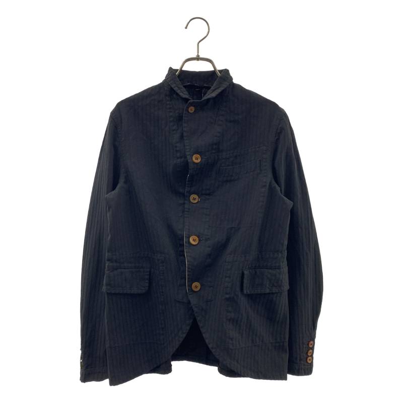 COMME des GARCONS COMME des GARCONS / コムコム | 2015AW | ポリエステル ジャガード シングルブレスト ジャケット | S | ブラック | レディース