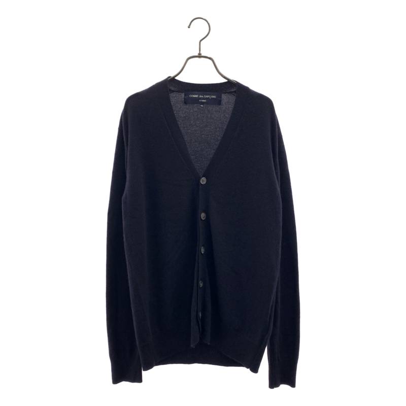 COMME des GARCONS HOMME / コムデギャルソンオム | 2009AW | カシミール 編み物ジレー | M | 米国海軍 | メンズ メンズファッション-カーディガン-トップス