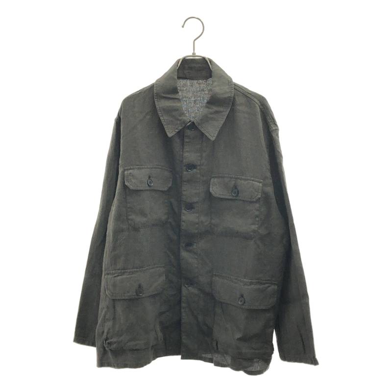 【美品】 Kaptain Sunshine / キャプテンサンシャイン | 2026SS | Safari Shirt Jacket / サファリ シャツ ジャケット | 3 | INK BLACK | メンズ