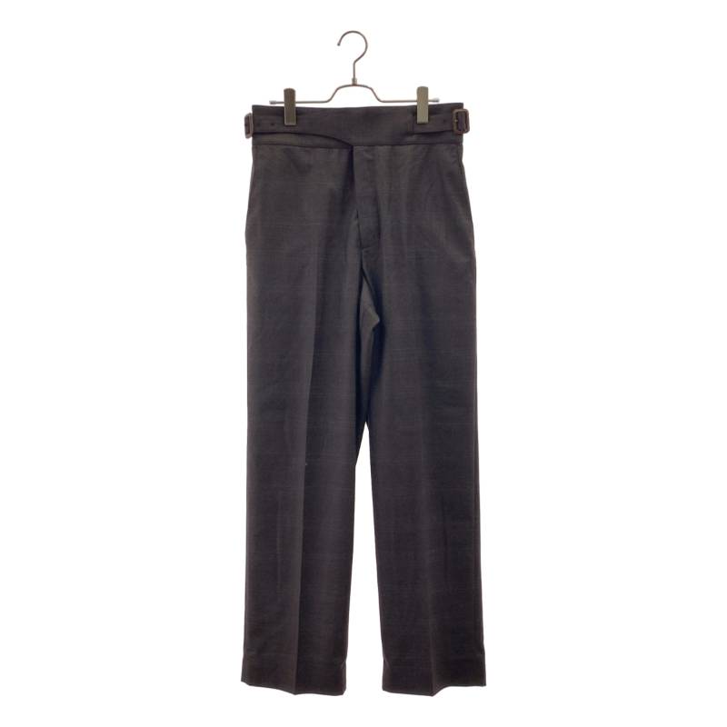 【美品】 EMPORIO ARMANI / エンポリオアルマーニ | ウール スラックス グルカパンツ | 48 | ダークブラウン | メンズ