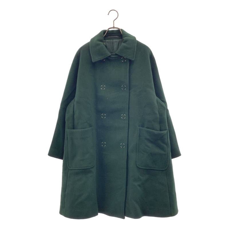 Acne Studios / アクネストゥディオズ | ADALYN PAW15 羊毛 ダブル 厚地の外套 | 36 | 緑であること | レディース