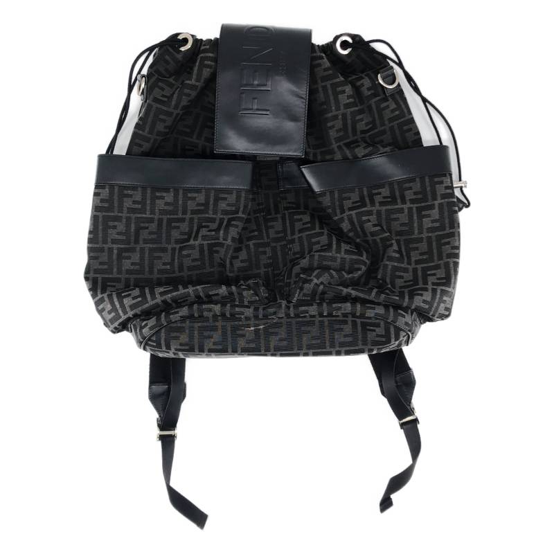 FENDI / フェンディ | FFジャガード ストライク ミディアム バックパック | グレー | メンズ