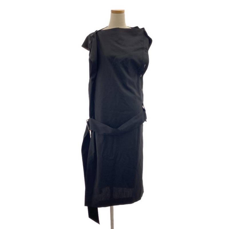 【美品】 Y’s Red Labe / ワイズレッドレーベル | 2006AW | 変形 アジャスター ドレス ワンピース | 4 | ブラック | レディース 21,455円