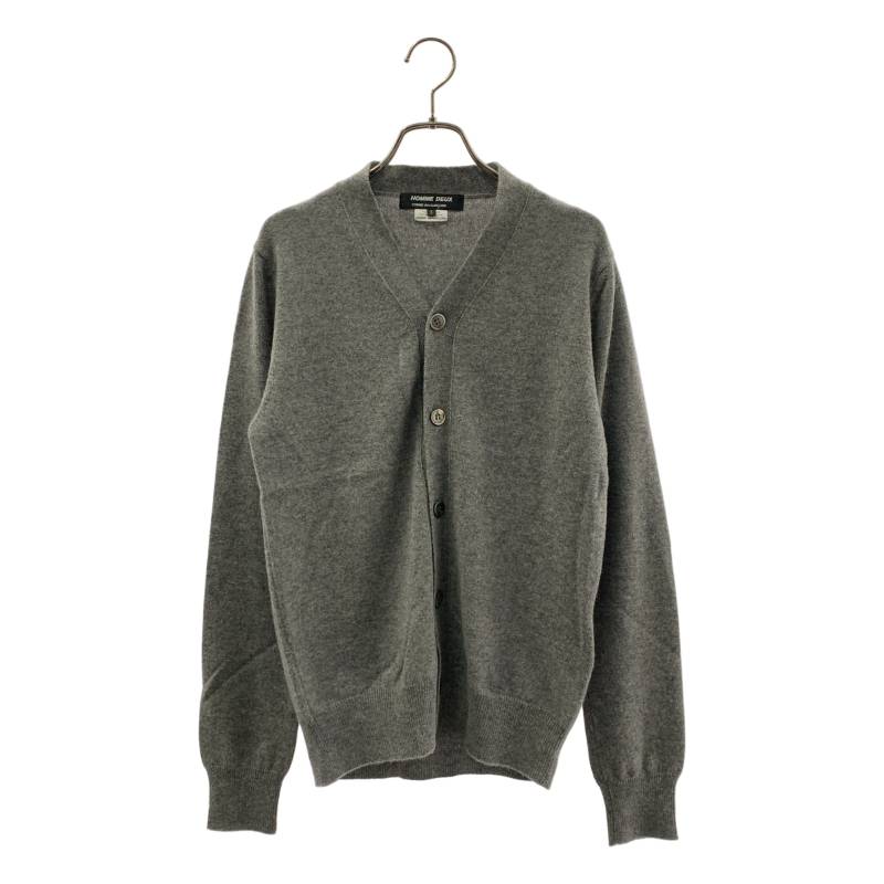 COMME des GARCONS HOMME DEUX / コムデギャルソンオムドゥ | 2019AW | カシミール100% Vのど首 ジレー | S | 薄墨色 | メンズ