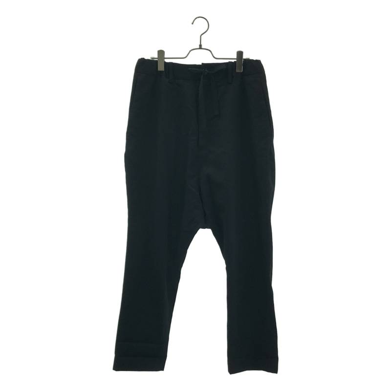 YOHJI YAMAMOTO POUR HOMME / ヨウジヤマモトプールオム | 2006AW | ウールギャバジン ドローコード サルエルパンツ | 2 | ブラック | メンズ 24,615円