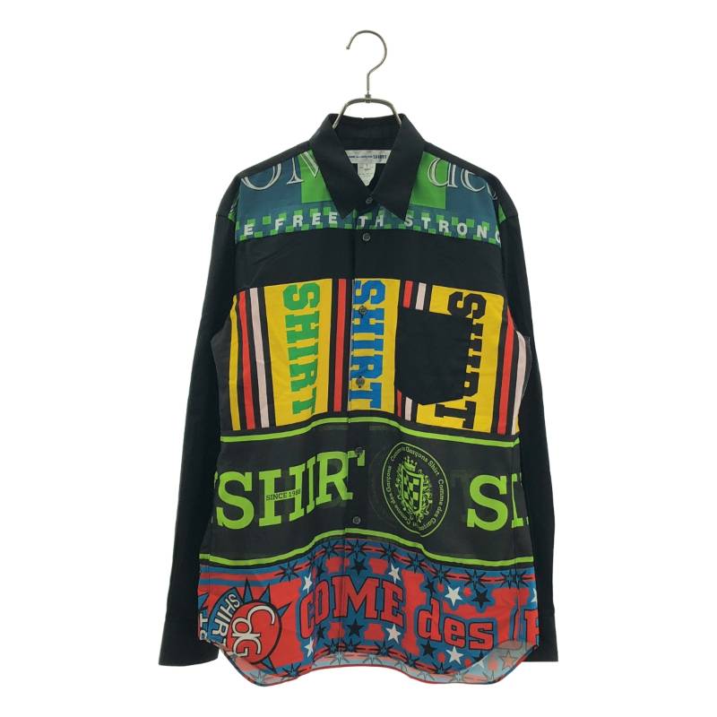 【美品】 COMME des GARCONS SHIRT / コムデギャルソンシャツ | 2025AW | フットボール プリントシャツ | S | マルチカラー | メンズ 22,349円