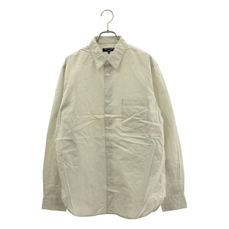 COMME des GARCONS HOMME / コムデギャルソンオム | 2021SS | 綿織物 ブロードプルオーバー | S | 薄墨色 | メンズ