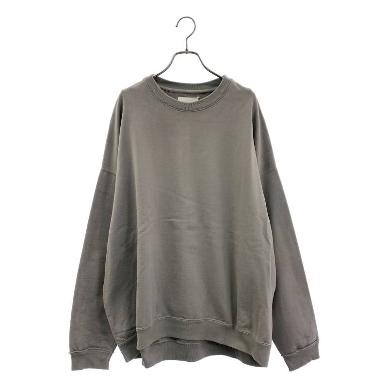 MARKAWARE / マーカウェア | HUGE SWEAT ORGANIC COTTON HEAVY FLEECE トレーナー | 1 | グレー | メンズ