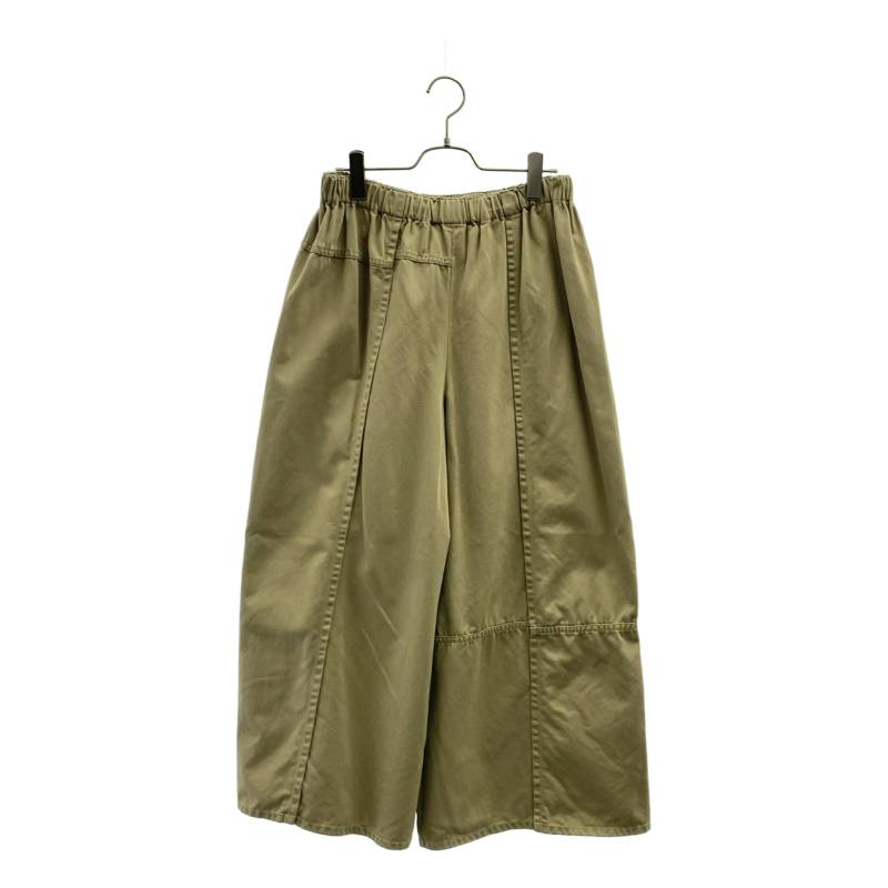 COMME des GARCONS / コムデギャルソン | ドローストリング チノ ワイドパンツ | ベージュ | レディース