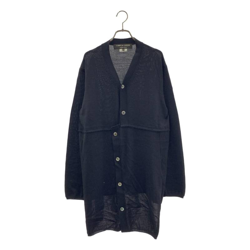 【美品】 COMME des GARCONS HOMME PLUS / コムデギャルソンオムプリュス | 2020AW | ねじれ アシンメトリー カーディガン | M | ブラック | メンズ｜KLD 店