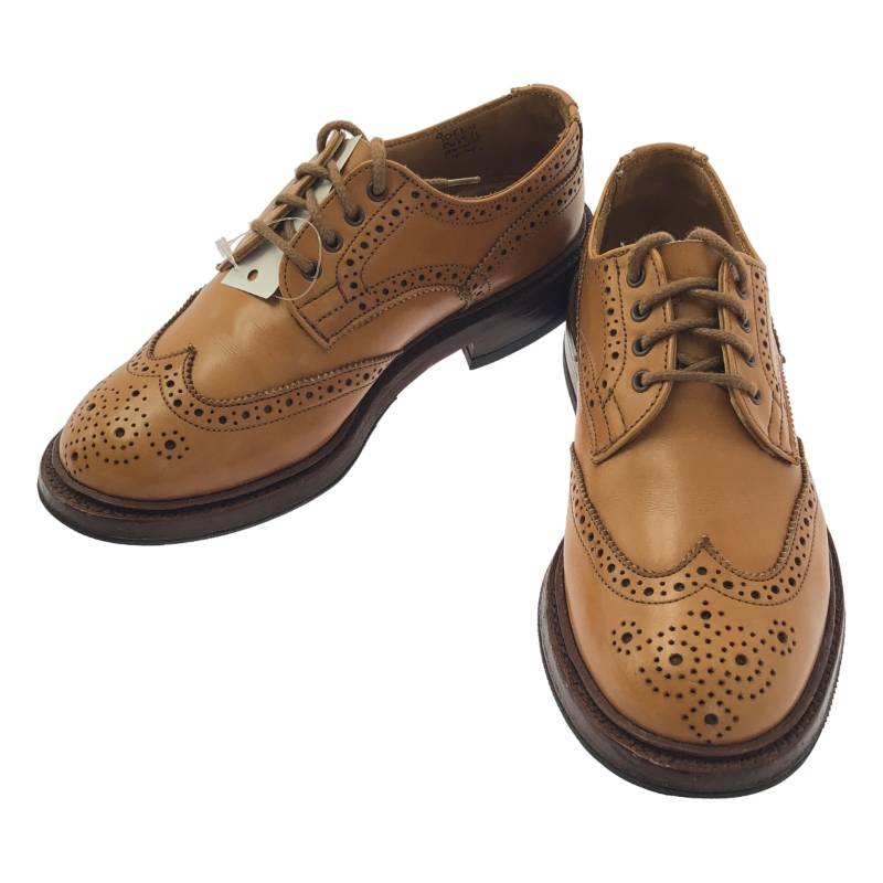 【美品】 Tricker's / トリッカーズ | L5679 ANNE / ACORN ANTIQUE / ウィングチップ ドレスシューズ 革靴 | 4 1/2 | キャラメル | レディース