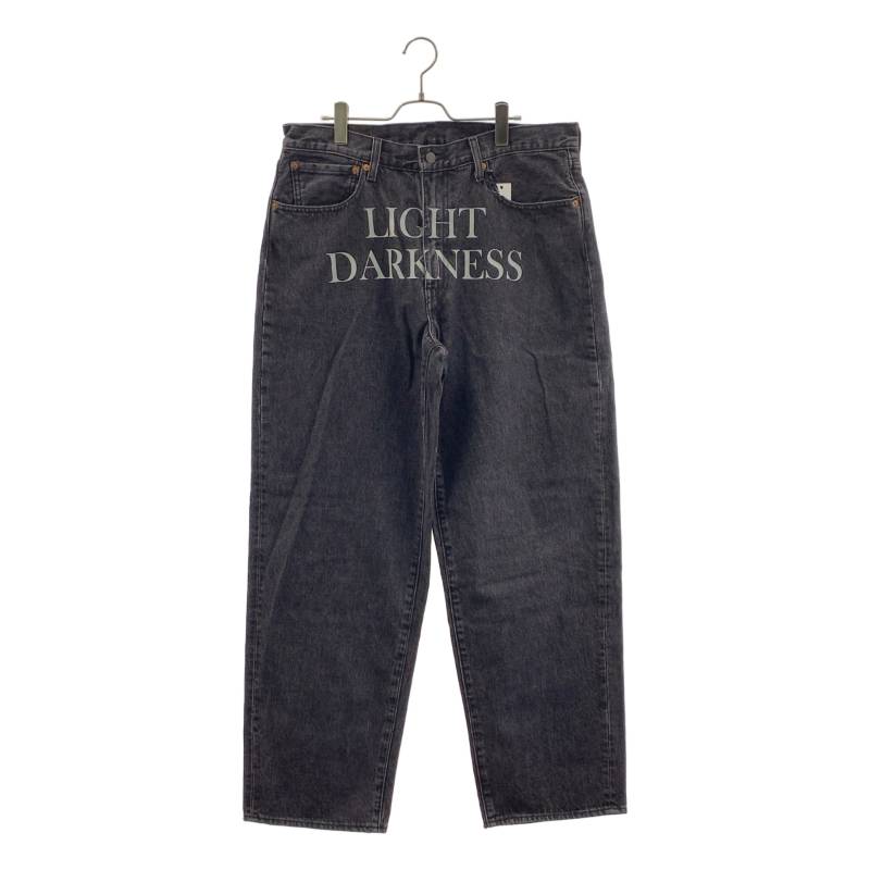 【美品】  UNDER COVER  / アンダー押しかぶせる | 2025SS | ×LEVI\u0027S / BAGGY JEANS 乳母車 ジーンズズボン下 | W34 L32 | 黒いこと | メンズ ズボン・パンツ-メンズファッション