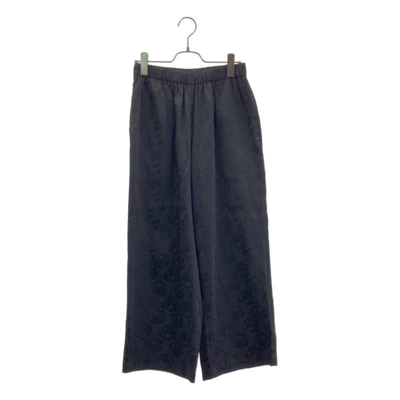 robe de chambre COMME des GARCONS / ローブドシャンブルコムデギャルソン | 2003AW | ジャガード 花柄 イージーパンツ | ブラック | レディース