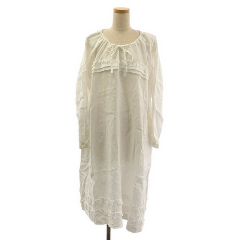 COMME des GARCONS COMME des GARCONS / コムコ
2000
ム | 2012SS | 製品洗い加工 リネン スモック ワンピース | XS | ホワイト | レディース