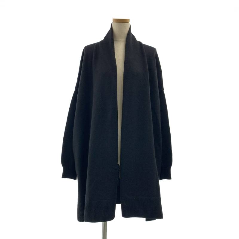 【美品】 Deuxieme Classe / ドゥーズィエムクラス | 2021AW | OLBIA / ニット カーディガン ショートガウン | F | ブラック | レディース