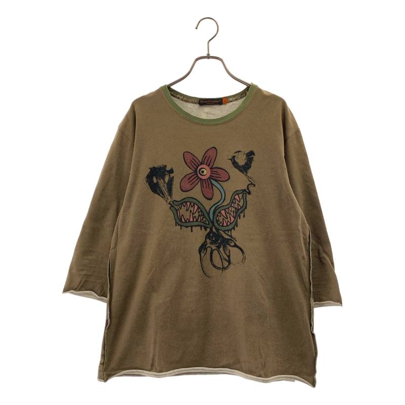 UNDERCOVERISM / アンダーカバイズム | 2005SS | BUT BEAUTIFUL期 食虫植物 インサイドアウト カットソー | 3 | カーキ | メンズ｜KLD 店