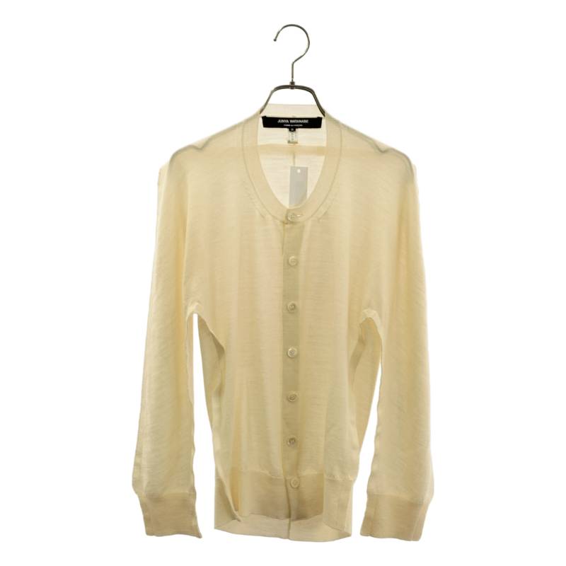 JUNYA WATANABE COMME des GARCONS / ジュンヤワタナベ | ウール 二次元 カーディガン | S | アイボリー | レディース
