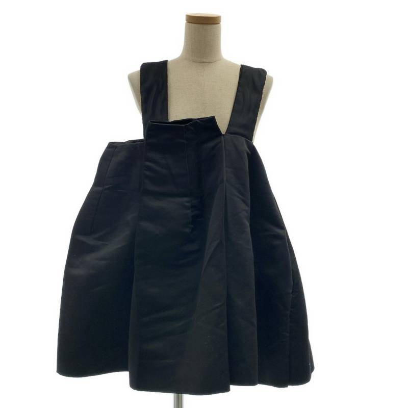 COMME des GARCONS / コムデギャルソン | 2021SS | ポリエステル 製品加工 変形 ボリューム ブラウス トップス | M | ブラック | レディース｜KLD 店