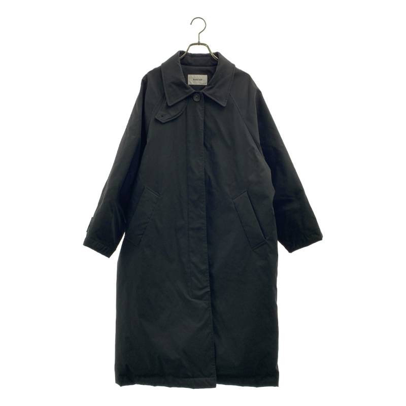 【美品】 MACHATT / マチャット | 中綿 オーバーシルエット コート / 総裏地 | F | ブラック | レディース